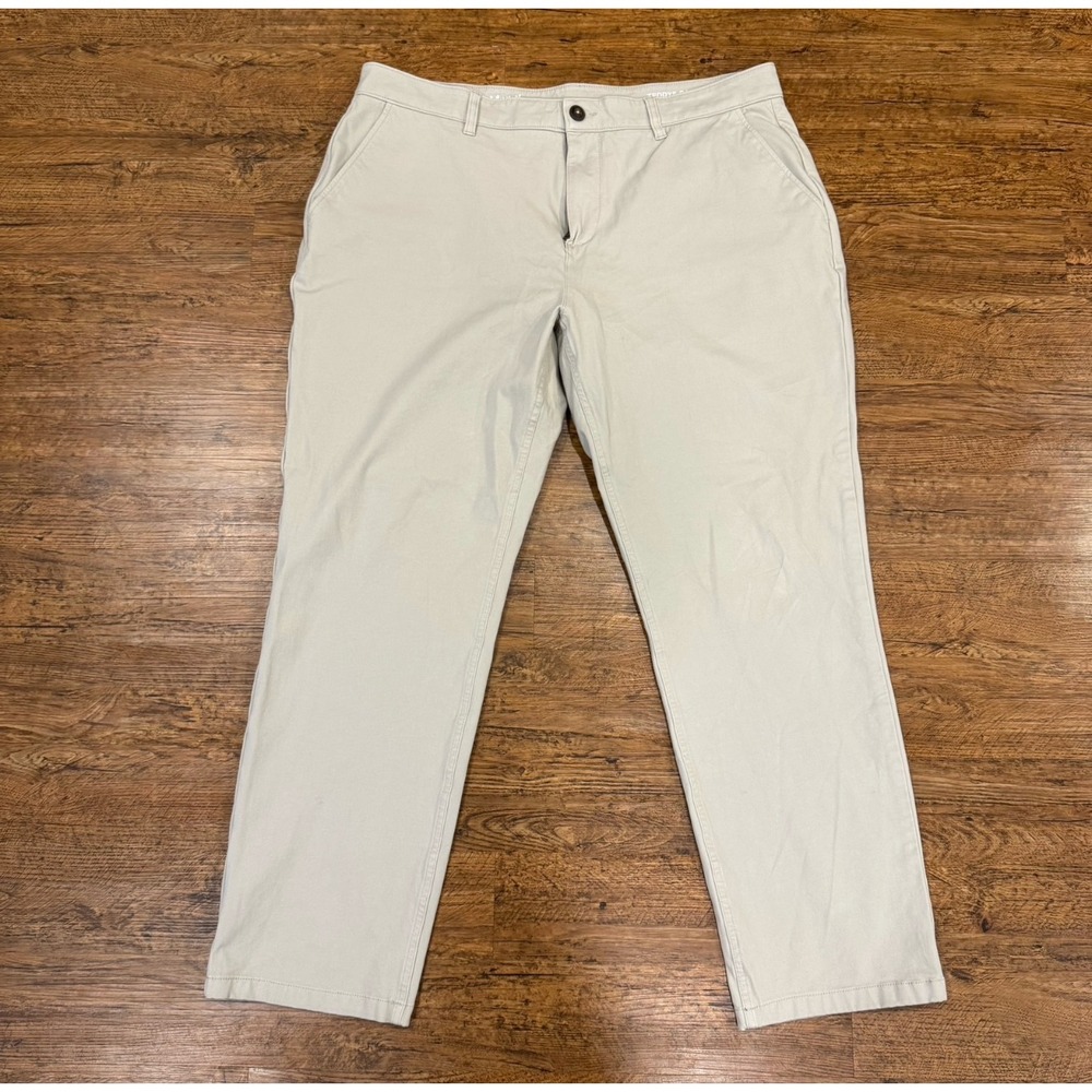 Mugsy Jeans‎ Beige Teddys Casual Work Stretch Chino Pants Trousers Men's 38x30
